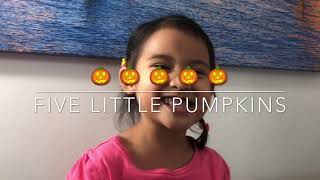 Halloween: Five Little Pumpkins by Gab | Our Sweet Life Blog