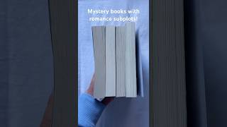 Mystery books with romance subplots! #books #booktube #booktok #reading #bookish #bookrecs #fyp