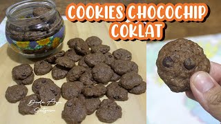 Resep Cookies Chocochip Coklat Renyah & Enak | Kue Kering Tanpa Telur, Tanpa Mixer, Tanpa Cetakan