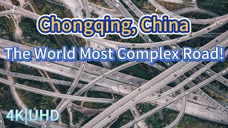 4K, Chongqing has the world most complex road system! 重庆，重慶，청청