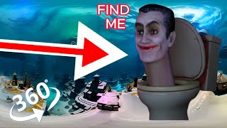 FIND  Skibidi Toilet. Skibidi Toilet - looking for a challenge 360° VR video