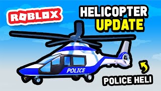 New POLICE HELICOPTER Update in Roblox My Prison