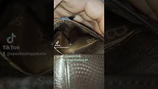 Braun Buffel Jual Dompet Pria Mens Bifold wallet  leather wave pattern preloved 085695136700