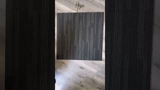 Hego Spark- Sp 4804 Black.Designer carpet planks, suitable for commercial heavy duty areas.