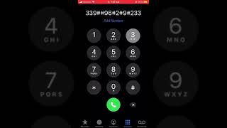 iPhone ringtone on iPhone keypad