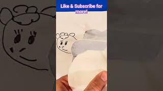 Super easy and sweet sheep artwork with cotton pads. Activities for kids, toddlers Home school best.