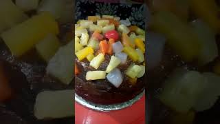 #shorts chocolate cocktail cake |homemade cake is best ❤❤❤❤