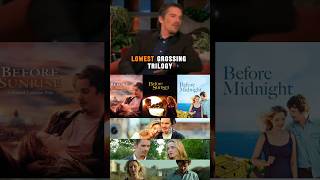 Ethan Hawke's lowest grossing trilogy #beforetrilogy #ethanhawke