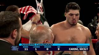 CES Boxing: Juiseppe Cusomano vs Robert Dunton