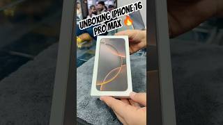 Unboxing iPhone 16 Pro Max Desert Titanium 256GB #iphone #16promax #short #trending #shorts #tech