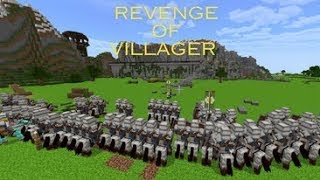 Minecraft Villager Battle Part 2 Villager soldier vs pillager Revenge of villagers (Reupload)