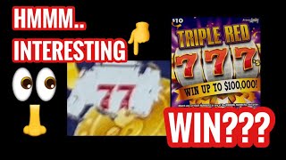 🔴DOUBLE 77 FOUND👈$10 TRIPLE RED 7’s ARIZONA LOTTO SCRATCHERS🔴