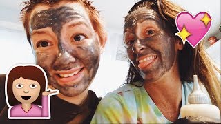 BEAUTY ROUTINE | DYING OUR HAIR AND CHARCOAL MASKS