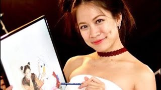 🎨 ASMR Artist Draws KPOP Artist Jennie Blackpink 🖤💖👨‍🎤 Pencil Sounds/Ear to Ear/Time-Lapse