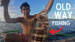 PRIMITIVE Handline Fishing at SEA 😲🎣🐟