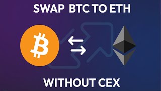 How To Swap BTC to ETH using @Dexifier