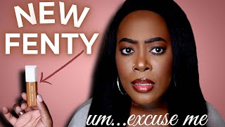 excuse me...😳 | *NEW* FENTY BEAUTY WE'RE EVEN HYDRATING CONCEALER| REVIEW + WEAR TEST | DARK SKIN