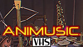 Animusic, but it’s in VHS quality.