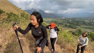 Tektok ke Bukit Pergasingan di musim kemarau dan kemalaman