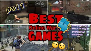 Best  4 online war games 🎮 👌🕳احسن اربعة العاب حرب اونلاين 🤩😉