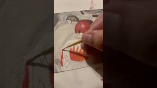 Pennywise is IT #art #acrylicpaint #artshorts #shorts #viralart #viralshorts #painting #shortvideo