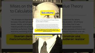 Socialismo y el problema del cálculo económico #socialismo #anarcocapitalismo