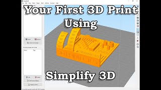 Your First 3D Printing Using Simplify3D