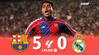 Barcelona 5 x 0 Real Madrid (Romário Hat-Trick) ● La Liga 93/94 Extended Goals & Highlights HD