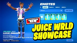 *NEW* Fortnite JUICE WRLD Skin Showcase & Lucid Dreams Emote