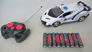 Unboxing Mainan Mobil RC Polisi