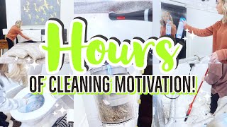 EXTREME CLEAN WITH ME | HOURS OF SPEED CLEANING MOTIVATION | HOMEMAKING SAHM CLEANING INSPIRATION