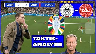 Dank DIESER Nagelsmann-Umstellung im Viertelfinale: Deutschland - Dänemark (2:0) | Taktik-Analyse