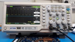 POWER ON NO DISPLAY SIGNAL TESTING BY OSCILLOSCOPE HINDI