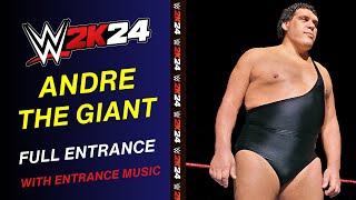 ANDRE THE GIANT WWE 2K24 ENTRANCE - #WWE2K24 ANDRE THE GIANT ENTRANCE THEME | WWE 2K24 all entrances