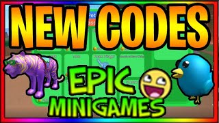 [BRAND NEW] WORKING EPIC MINIGAMES CODES! (April 2020) | ROBLOX