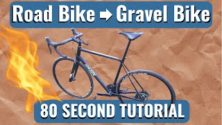 Turn Your Road Bike Into A Gravel Bike | My Idea How To