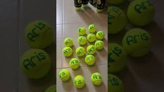 Pelotas Aris Tennis balls! #Tennis #ball #shorts #foryou #handmade #playadelcarmen #pelotas