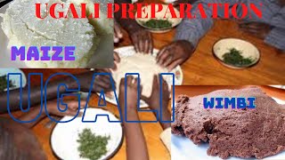 UGALI PREPARATION. #AFRICAN FAST FOOD