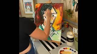 Picasso Self Portrait Making