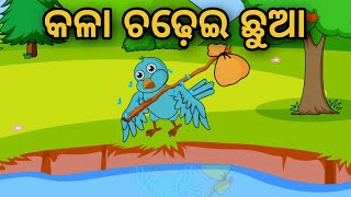 Kala Chadhei Chhua | Odia Stories | Odia Gapa | Tuni Chidia | Bird Story | Moral Story | Kahani |