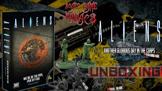 Aliens I Another Glorious Day in the Corp I Unboxing Were in the pipe 5x5 I BoardGameManiacs