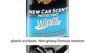 Meguiar’s G4200 New Car Scent Protectant Wipes, 25 Pack