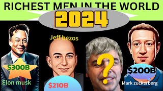 100 richest men in world and their source of wealth | ranking 2024.