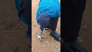 Changing Drone Battery #trendingshorts #viralvideo #village #villagelife #dronevideo #iammarwa