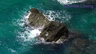 Relaxing soothing music waterfall Nature video | Stress relief