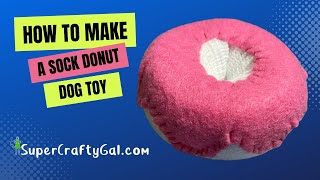 How to make a sock donut