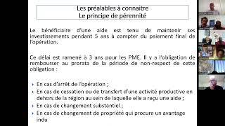 Webinaire " E- SYNERGIE- Demande de subvention-  Mode d'emploi"