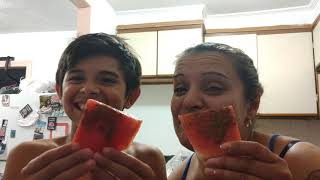 watermelon with mustard challenge