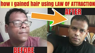 Another great law of attraction success in my life ..( regrowing hair ...totally natural...)