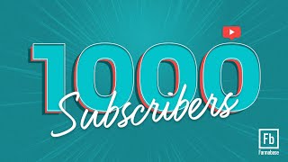 Our Youtube channel reached 1,000 subscribers. THANK YOU.